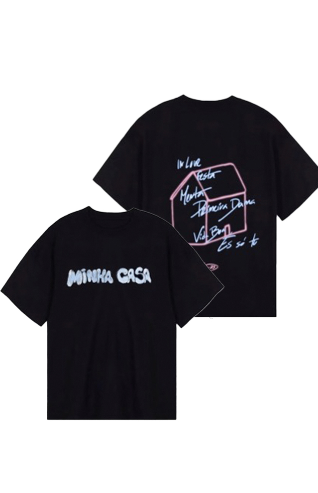 T-SHIRT MINHA CASA CASA COSTAS